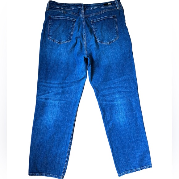 Kut From the Kloth High Rise Christine Straight Leg Cropped Jeans Size 16 - Picture 3 of 6